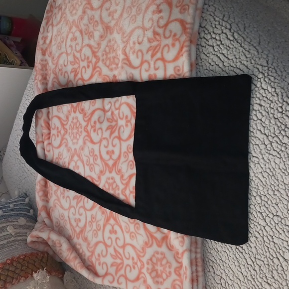 Handmade  "Che" Shoulder Crossbody Black Fabric Bag - Picture 5 of 6